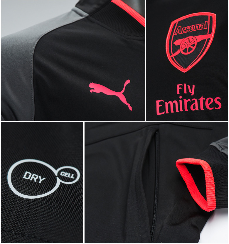 arsenal stadium jacket black
